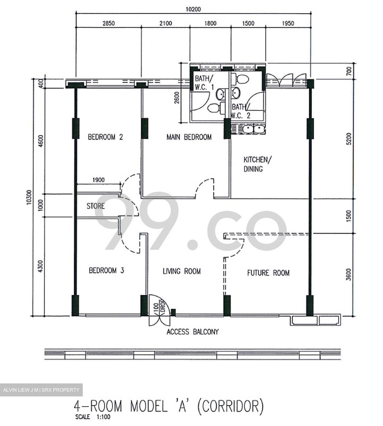 Blk 223 Choa Chu Kang Central (Choa Chu Kang), HDB 4 Rooms #451999491